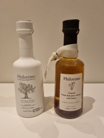 Gavepakke Philotimo olivenolje & Balsamico m/honning